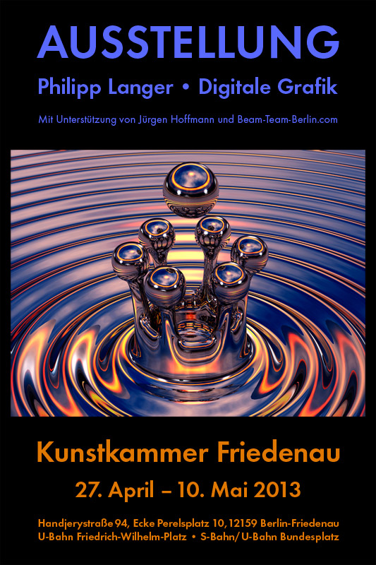 Flyer Ausstellung, 2013, © Philipp Langer Flyer Ausstellung, 2013, © Philipp Langer