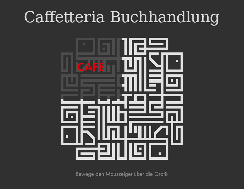 Screenshot Website Caffetteria Buchhandlung, © Philipp Langer