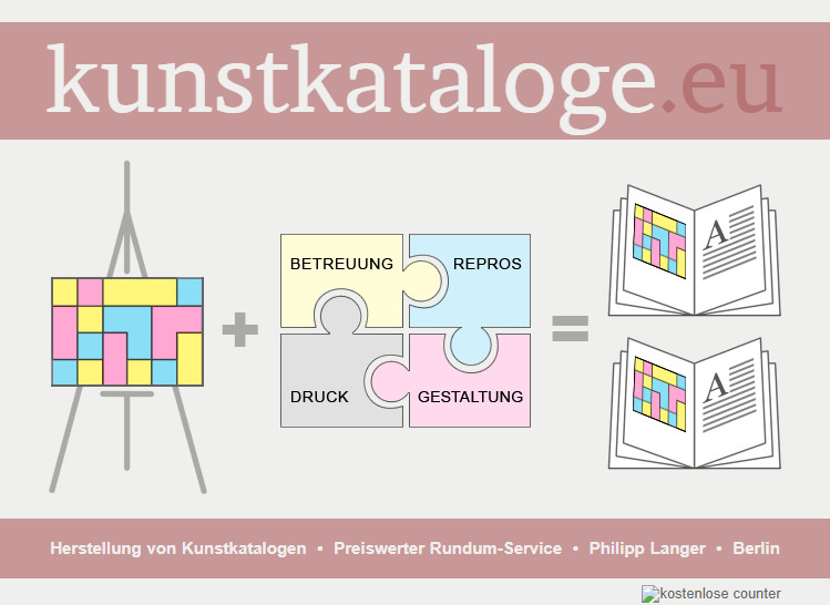 Screenshot Website Kunstkataloge, 2012, © Philipp Langer